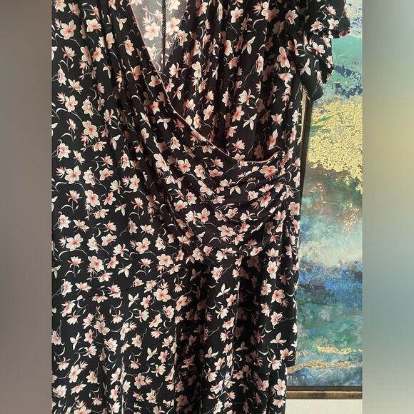 Lane Bryant Dress Women  Shift  Size 22/24 Floral NEW - Picture 4 of 12